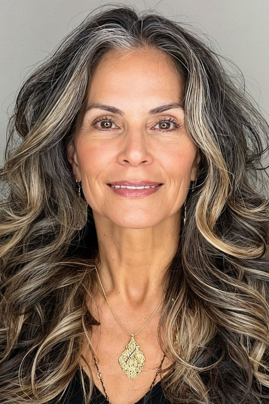 Balayage mèches sur cheveux blancs : 15 photos pour s'inspirer