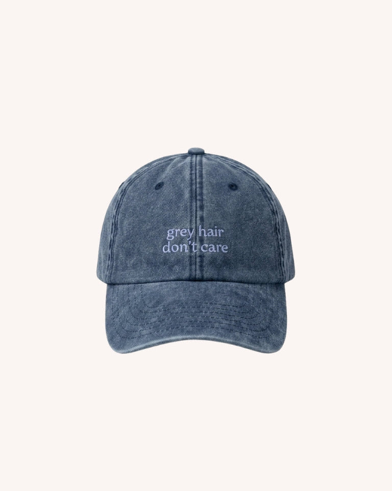 Casquette grey hair dont care