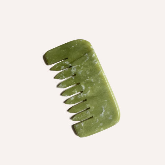 Mini-Peigne en pierre de jade