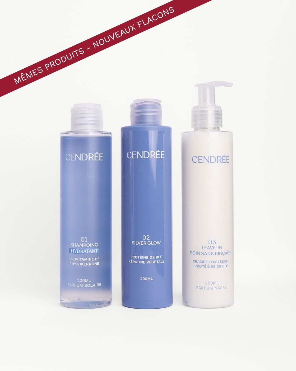 Le Trio Cendrée : La première routine pour cheveux blancs