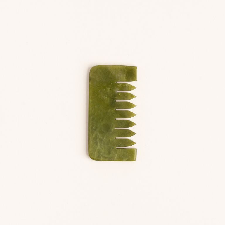 Mini-Peigne en pierre de jade