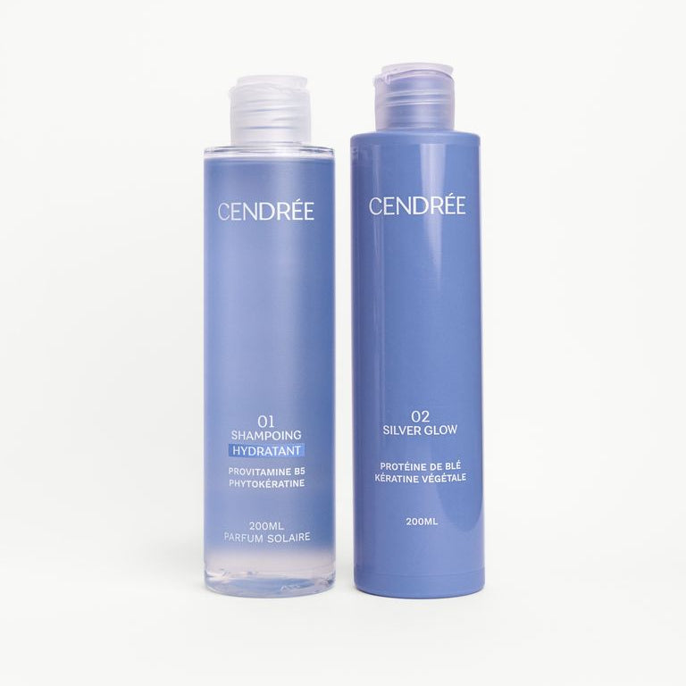 Le Duo Cendrée : la routine naturelle pour cheveux gris