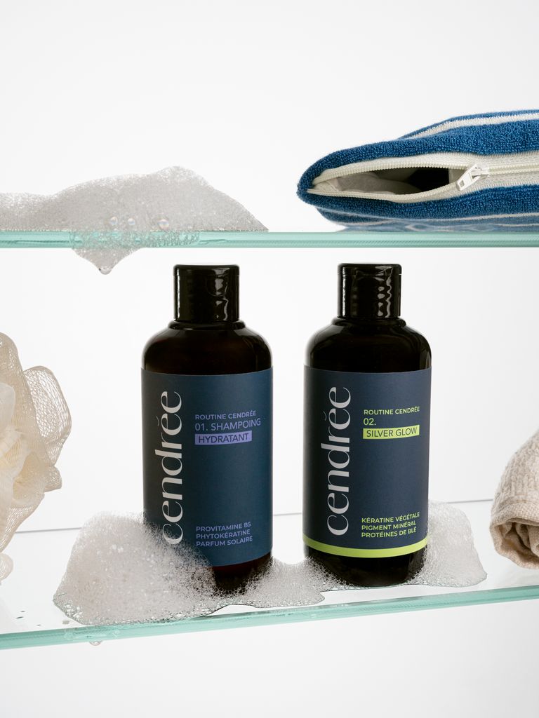 Le Duo Cendrée : la routine naturelle pour cheveux gris